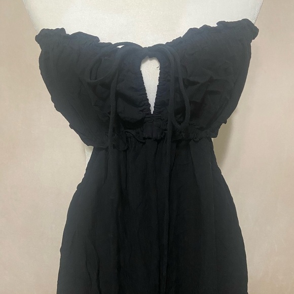 Future Collective Alani Noelle LIKE NEW strapless halter open back midi dress xl - Picture 5 of 7